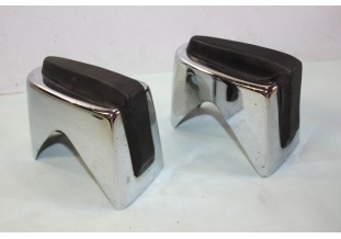 PAIRE DE BUTOIRS DE PARE CHOC H/125mm...FORD TAUNUS OPEL ???