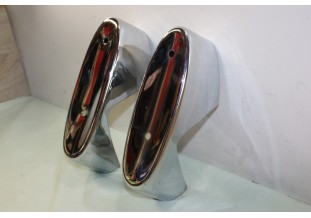 PAIRE DE BUTOIRS DE PARE CHOC H/220mm...FORD TAUNUS 17M P3 ??
