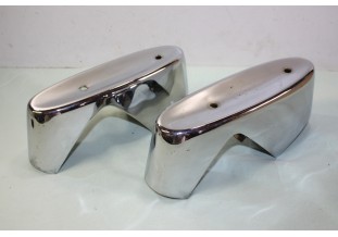 PAIRE DE BUTOIRS DE PARE CHOC H/220mm...FORD TAUNUS 17M P3 ??