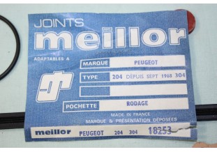 POCHETTE RODAGE DE JOINTS MOTEUR MEILLOR 18253...PEUGEOT 204 304