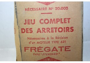 JEU D'ARRETOIRS POUR MOTEUR 671 MORINIERE 20.003...RENAULT FREGATE voir descriptif