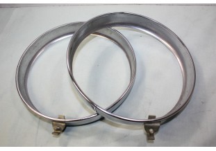 PAIRE DE CERCLAGES DE PHARES DUCELLIER 62209 D/160mm...CITROEN TRACTION AUTOS DIVERS voir descriptif