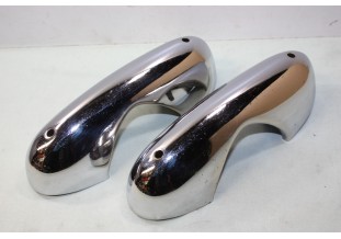 PAIRE DE BUTOIRS DE PARE CHOC H/210mm...RENAULT DAUPHINE ???