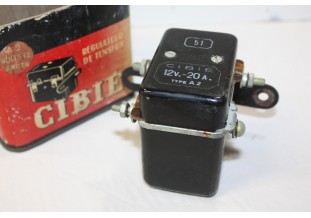 REGULATEUR 12V CIBIE A2 pour DYNAMOS DUCELLIER...CAMIONS CITROEN T45 T46 T55 oir descriptif