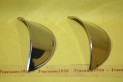 PAIRE DE CASQUETTES DE PHARE INOX...CITROEN 2CV - Tracauto1950