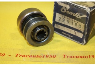 LANCEUR BENDIX 294166 POUR DEMARREUR PARIS-RHONE D8E 43/59/89...SIMCA TALBOT 1301 1501 voir descriptif