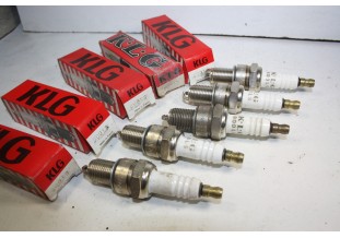 LOT DE 5 BOUGIES KLG 800 LS...ALFASUD SIMCA FIAT LANCIA FORD PEUGEOT RENAULT BMW