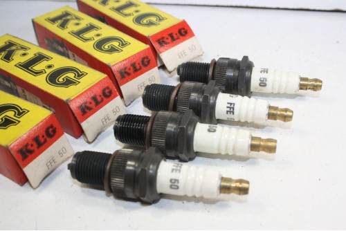 JEU DE 4 BOUGIES KLG FFE 50...MINI COOPER CITROEN SM SIMCA 1000 RALLYE FORD 12M