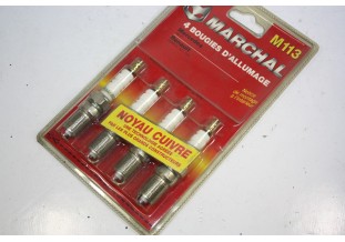 JEU DE 4 BOUGIES MARCHAL M113...ALPINE A310 VISA 1.6 GTI TALBOT SAMBA RALLYE