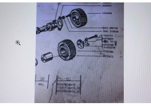 GUIDE D'ENGRENAGE DE PIGNON CELORON DE DISTRIBUTION SK 6070872...RENAULT R4 4L