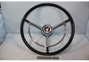 VOLANT 3 BRANCHES AVEC CERCLO KLAXON HELLA D/425mm...FORD TAUNUS P3 P4 P5 voir descriptif