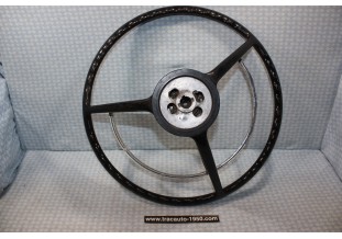 VOLANT 3 BRANCHES AVEC CERCLO KLAXON HELLA D/425mm...FORD TAUNUS P3 P4 P5 voir descriptif