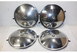 JEU DE 4 ENJOLIVEURS DE ROUE METAL D/210mm...CITROEN ID DS GS