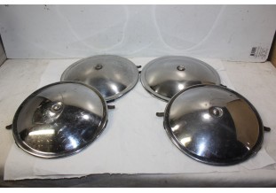 JEU DE 4 ENJOLIVEURS DE ROUE METAL D/210mm...CITROEN ID DS GS