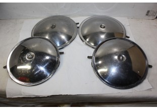 JEU DE 4 ENJOLIVEURS DE ROUE METAL D/210mm...CITROEN ID DS GS