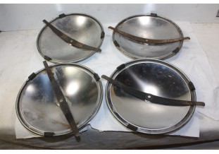 JEU DE 4 ENJOLIVEURS DE ROUE METAL D/210mm...CITROEN ID DS GS