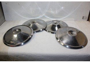 JEU DE 4 ENJOLIVEURS DE ROUE METAL D/215mm...CITROEN 2CV