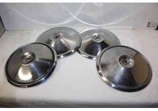 JEU DE 4 ENJOLIVEURS DE ROUE METAL D/215mm...CITROEN 2CV