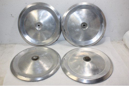 JEU DE 4 ENJOLIVEURS DE ROUE ALU D/215mm...CITROEN 2CV