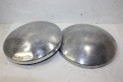 LOT DE 2 ENJOLIVEURS DE ROUE ALU D/240mm...SIMCA FIAT PANHARD  ???