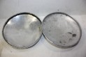 LOT DE 2 ENJOLIVEURS DE ROUE ALU D/240mm...SIMCA FIAT PANHARD  ???