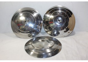 LOT DE 3 ENJOLIVEURS DE ROUE METAL D/230mm...PEUGEOT 203 403