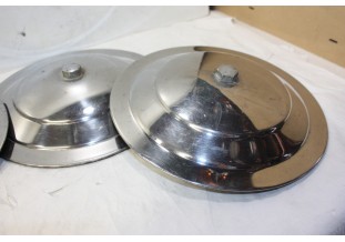 JEU DE 4 ENJOLIVEURS DE ROUE METAL D/227mm...PEUGEOT 203 403 404