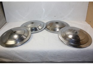 JEU DE 4 ENJOLIVEURS DE ROUE METAL D/227mm...PEUGEOT 203 403 404
