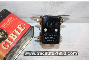 REGULATEUR 12V CIBIE A2 pour DYNAMOS DUCELLIER...CAMIONS CITROEN T45 T46 T55 oir descriptif
