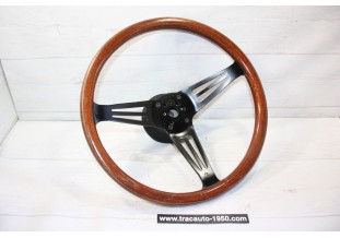 VOLANT BOIS SPORT WALSALL ENGLAND 0265168 3 BRANCHES D/350mm..AUTOS CLASSIC VINTAGE DIVERS