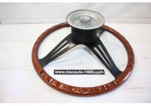 VOLANT BOIS SPORT WALSALL ENGLAND 0265168 3 BRANCHES D/350mm..AUTOS CLASSIC VINTAGE DIVERS