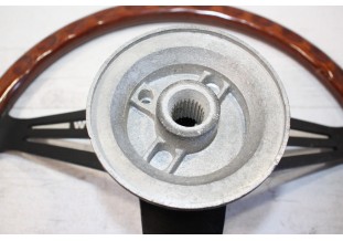 VOLANT BOIS SPORT WALSALL ENGLAND 0265168 3 BRANCHES D/350mm..AUTOS CLASSIC VINTAGE DIVERS