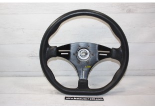 VOLANT SPORT LUISI 3 BRANCHES D/350mm AVEC MOYEU..AUTOS CLASSIC VINTAGE DIVERS