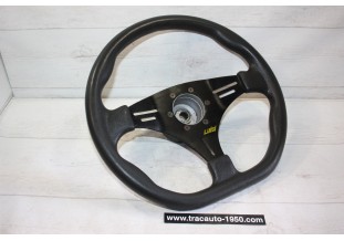 VOLANT SPORT LUISI 3 BRANCHES D/350mm AVEC MOYEU..AUTOS CLASSIC VINTAGE DIVERS