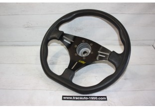 VOLANT SPORT LUISI 3 BRANCHES D/350mm AVEC MOYEU..AUTOS CLASSIC VINTAGE DIVERS