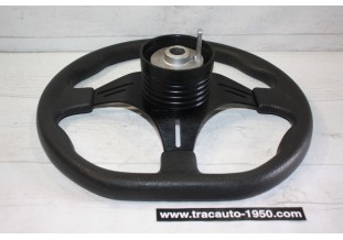 VOLANT SPORT LUISI 3 BRANCHES D/350mm AVEC MOYEU..AUTOS CLASSIC VINTAGE DIVERS