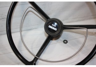 VOLANT SIMCA 3 BRANCHES D/395mm AVEC CERCLO KLAXON...SIMCA TALBOT 1301 1501