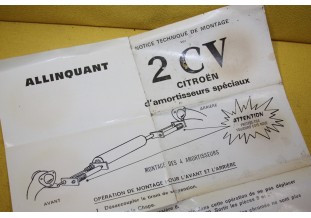 KI DE MONTAGE SPECIAL pour AMORTISSEURS ALLINQUANT...CITROEN 2CV