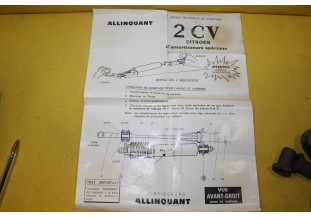 KI DE MONTAGE SPECIAL pour AMORTISSEURS ALLINQUANT...CITROEN 2CV