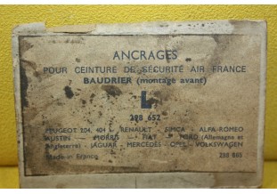 LOT DE 2 ANCRAGES DE CEINTURE DE SECURITE FERODO AF299322...AUTOS DIVERS