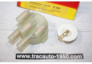 KIT TETE/ROTOR S501 pour ALLUMEUR SEV MARCHAL Type GT...DS 20 D SUPER 5 GS GSA AMI 8 SUPER
