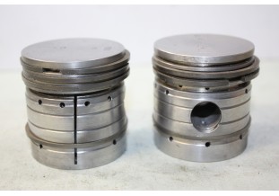 LOT DE 2 PISTONS + 5 SEGMENTS VANDERVELL Ø 52mm...AUTOS ANCIENNES SIMCA 6