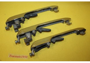 LOT DE 3 POIGNEES DE PORTES EXTERIEURES CHROMEES...VOLKSWAGEN GOLF
