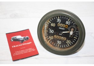 COMPTEUR DE VITESSE ET KM JAEGER 63895/01 80km/h...VEHICULES MILITAIRES
