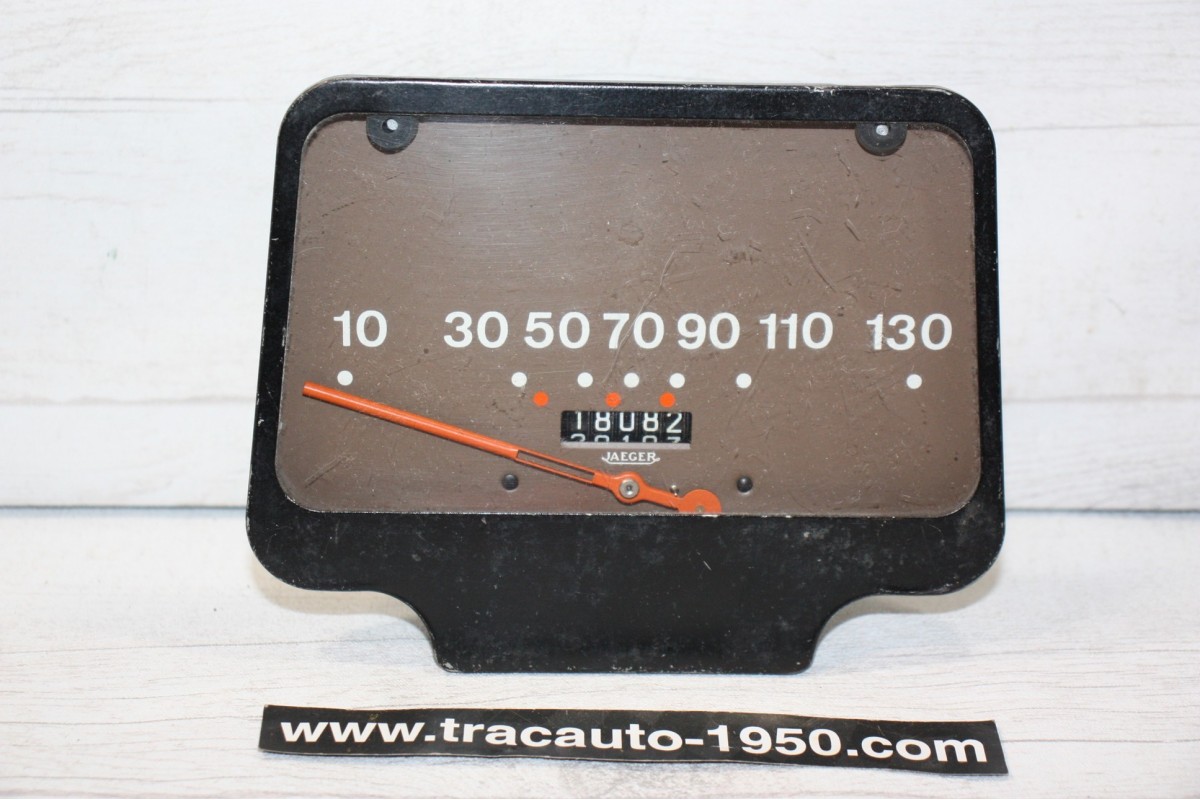 COMPTEUR DE VITESSE ET KM 12V JAEGER 130km/h...CITROEN DYANE