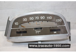 COMBINE BLOC COMPTEUR FOND MARRON 12V VEGLIA 130km/h...CITROEN AMI 6 2CV 4 2CV 6