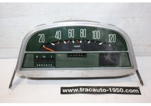 BLC COMPTEUR 6V FOND VERT JAEGER 120km/h...CITROEN AMI 6 HY ??