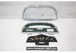 FACADE DE COMPTEUR ED VEGLIA FOND VERT...CITROEN AMI 6 HY