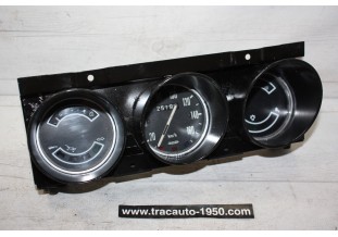 COMBINE BLOC COMPTEUR 12V 3 CADRANS JAEGER 307036/01 160km/h...RENAULT R12 TL