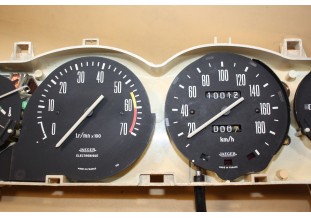 LOT D'INSTRUMENTS DE BLOC COMPTEUR 12V JAEGER 200km/h...RENAULT R16 TX TS